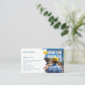 Modernes Foto für die Pinselspitze Visitenkarte (Stehend Vorderseite)