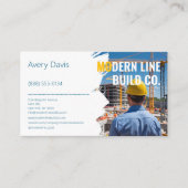 Modernes Foto für die Pinselspitze Visitenkarte (Vorderseite)