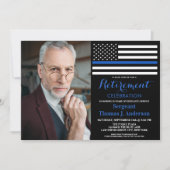 Modernes Foto für die Polizeivorsorge Einladung (Vorderseite)