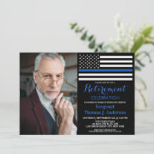 Modernes Foto für die Polizeivorsorge Einladung (Stehend Vorderseite)