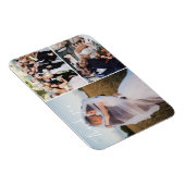 Modernes Foto für drei Hochzeiten Magnet (Rechte Seite)