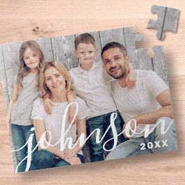 Modernes Foto für eine gut spielbare Skriptfamilie Puzzle