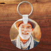 Modernes Foto für einfache Gedenkstätten Schlüsselanhänger (Vorderseite)