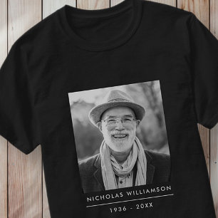 Modernes Foto für einfache Gedenkstätten T-Shirt