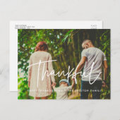 Modernes Foto für Erntedank Postkarte (Vorne/Hinten)