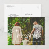 Modernes Foto für Erntedank Postkarte (Vorne/Hinten)