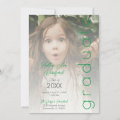 Modernes Foto für Extravagante Vellum-Overlay-Effe Einladung (Vorderseite)