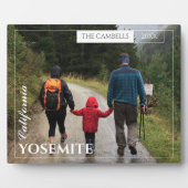 Modernes Foto für Familien Fotoplatte (Vorderseite)