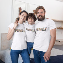 Modernes Foto für Familienbriefe