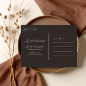 Modernes Foto für Familienfeiertage Postkarte