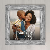 Modernes Foto für Familientypografie