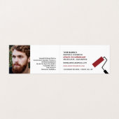 Modernes Foto für Fett, Maler und Dekorator Visitenkarten (Innenseite Aufgefaltet)