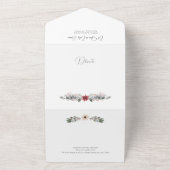 Modernes Foto für Frieden und Freude All In One Einladung (Außenbereich)