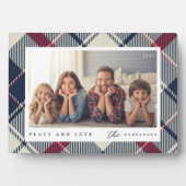 Modernes Foto für Frieden und Liebe Fotoplatte (Vorderseite)