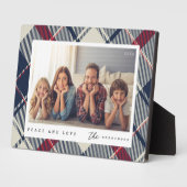 Modernes Foto für Frieden und Liebe Fotoplatte (Seite)