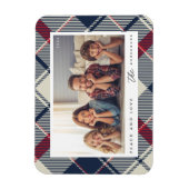 Modernes Foto für Frieden und Liebe Magnet (Vertikal)