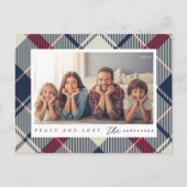 Modernes Foto für Frieden und Liebe Postkarte (Vorderseite)