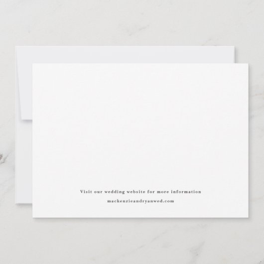 Modernes Foto für Goldkalligrafie Save The Date (Rückseite)