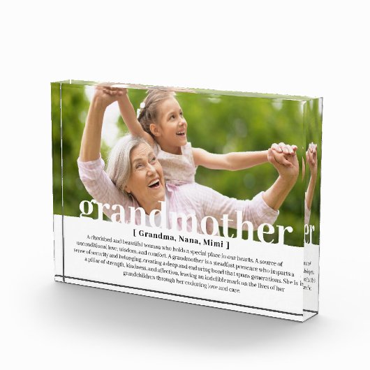 Modernes Foto für Großmutter-Angebot (Rechts)