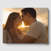 Modernes Foto für Hochzeiten im Gebirge Gästebuch (Rückseite)