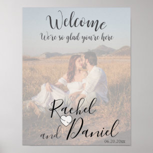 Modernes Foto für Hochzeiten Poster