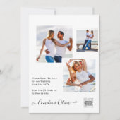 Modernes FOTO für Hochzeitsfeiern - QR Einladung (Vorderseite)