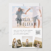 Modernes FOTO für Hochzeitsfeiern - QR