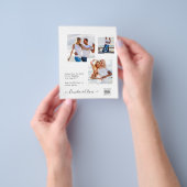 Modernes FOTO für Hochzeitsfeiern - QR Flyer (Gruppe)