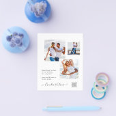 Modernes FOTO für Hochzeitsfeiern - QR Flyer (Einzeln)