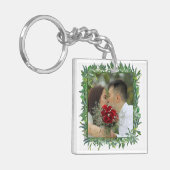 Modernes Foto für Hochzeitsfeiern Schlüsselanhänger (Vorderseite links)