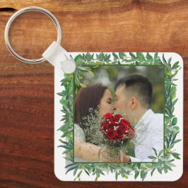 Modernes Foto für Hochzeitsfeiern Schlüsselanhänger