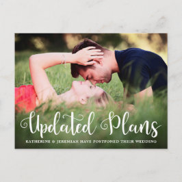 Modernes Foto für Hochzeitsfotografie Postkarte