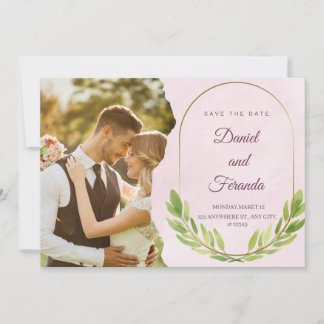 Modernes Foto für Hochzeitsszenarien - Rett Einladung