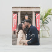 Modernes Foto für Hochzeitsszenarien - Rett Save The Date (Stehend Vorderseite)
