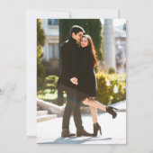 Modernes Foto für Hochzeitüberlagerungen Einladung (Rückseite)