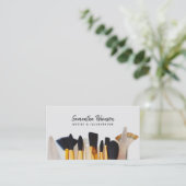 Modernes Foto für Illustratoren Visitenkarte (Stehend Vorderseite)