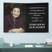 Modernes Foto für immer in unserem Herzen Banner (Messe)