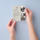 Modernes Foto für kundenspezifische Logos Beruflic Flyer (Gruppe)