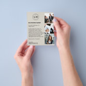 Modernes Foto für kundenspezifische Logos Flyer (Gruppe)