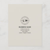 Modernes Foto für kundenspezifische Logos QR Busin Flyer (Hinten)