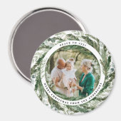 Modernes Foto für Laubkräne Magnet (Vorderseite/Rückseite)