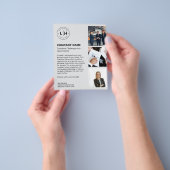 Modernes Foto für Logos Grau Beruflich Flyer (Gruppe)