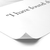 Modernes Foto für maßgeschneiderte Angebote zum Ho Poster (Ecke)