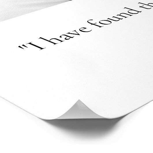 Modernes Foto für maßgeschneiderte Angebote zum Ho Poster (Ecke)