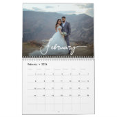 Modernes Foto für Minimalistische Skriptfamilie Kalender (Feb 2026)