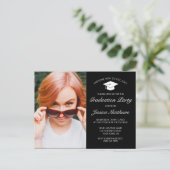 Modernes Foto für Minimalistischen Abschluss Postkarte (Stehend Vorderseite)