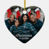 Modernes Foto für moderne und maßgeschneiderte Fam Keramik Ornament (Vorne)