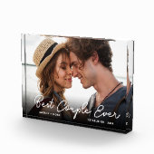 Modernes Foto für Paare Liebe Bestes Paar je Scrip (Rechts)