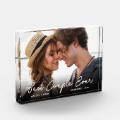 Modernes Foto für Paare Liebe Bestes Paar je Scrip (Links)