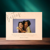 Modernes Foto für Personalisierte Besties Geätzte Rahmen